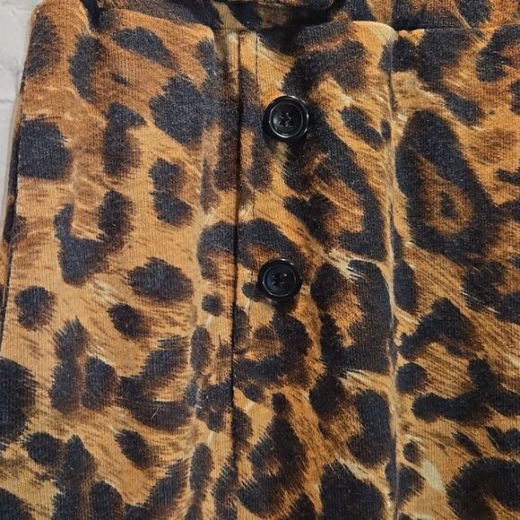 Robert Louis leopard print midi skirt size L - Picture 4 of 10